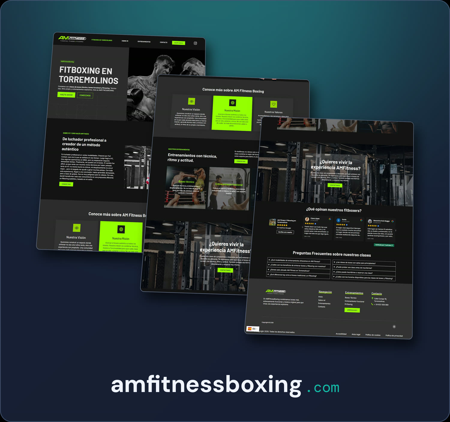 Proyecto amfitnessboxing.com
