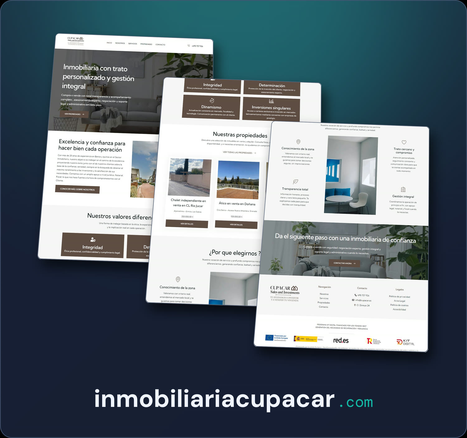 Proyecto inmobiliariacupacar.com