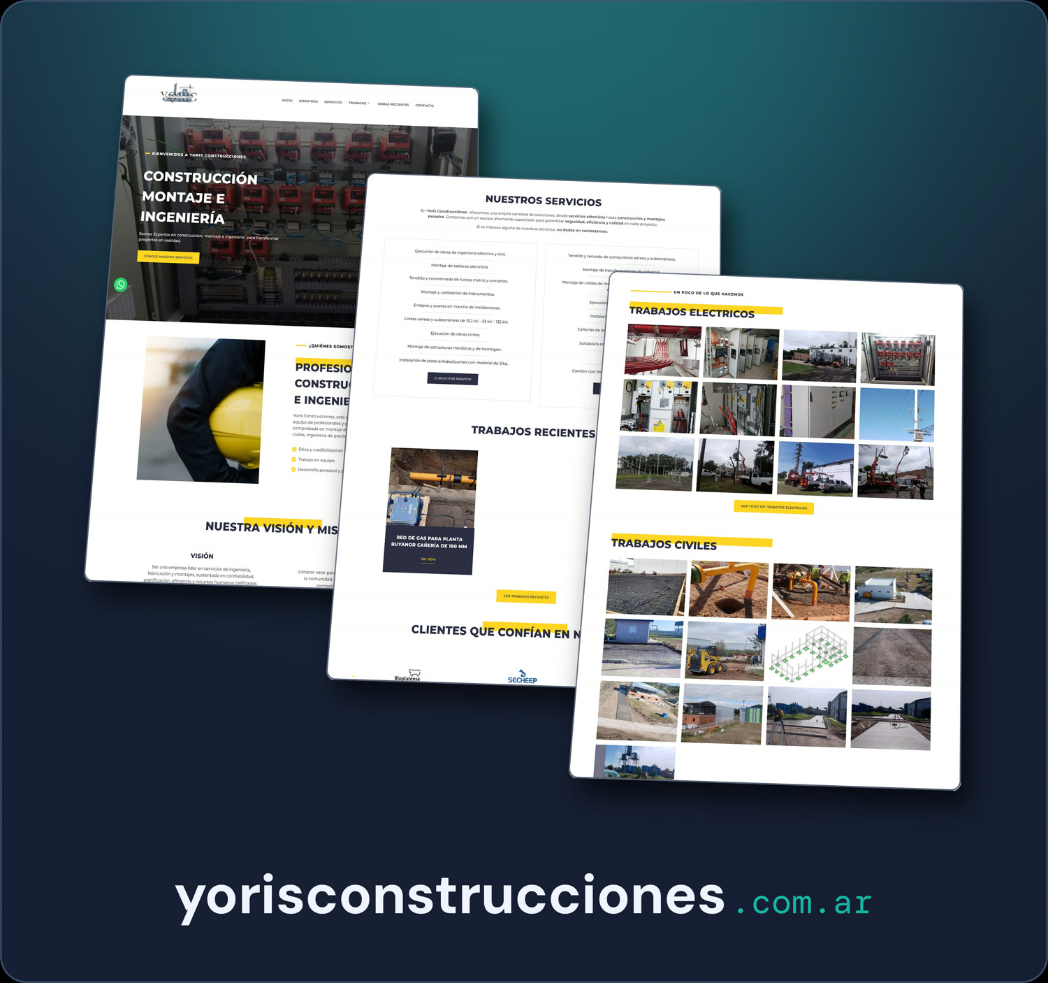 Proyecto yorisconstrucciones.com.ar