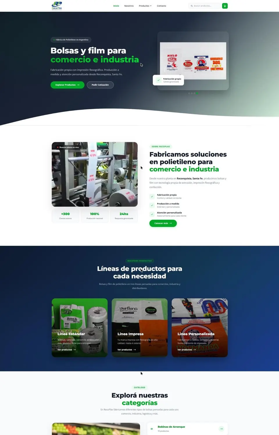 Web de recoplas.com.ar
